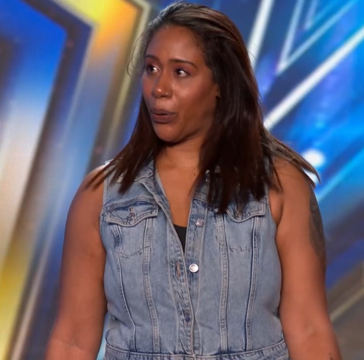 Taryn Charles was so nervous she had tears in her eyes before performing on BGT