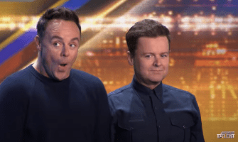 His stunt leaves Ant and Dec screaming in terror