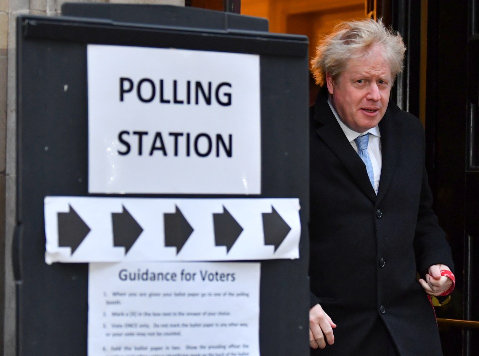 Former Prime Minister Boris Johnson was turned away from a polling station on Thursday