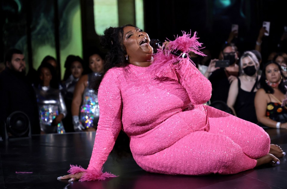 Julie believes if 'Lizzo or another overweight female celebrity' had turned up in a  revealing gown 'there would have been a sickening online chorus of ‘GO, KWEEN!''