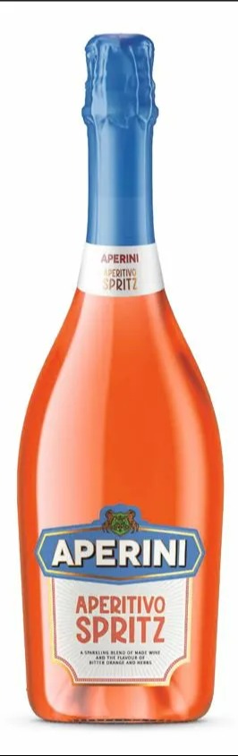 The ready to drink spritz is perfect for relaxing in the sun