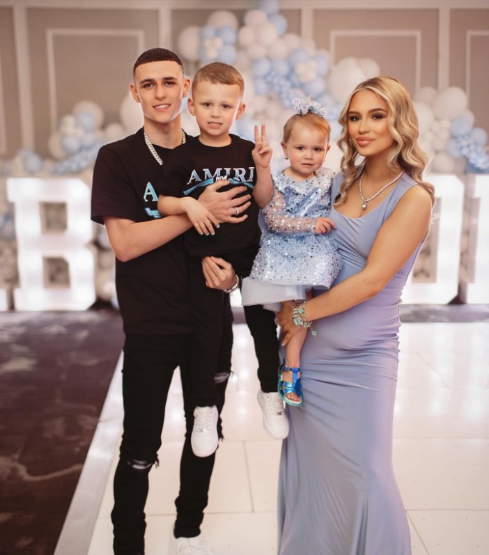 Foden and missus Rebecca Cooke are expecting their third child together