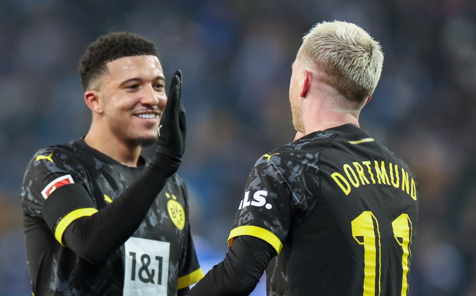 Jadon Sancho declared his love for Reus and labelled his team-mate as the 'GOAT'