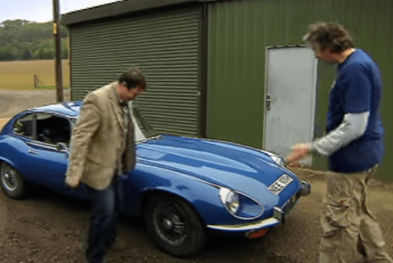 This gorgeous Jaguar E-Type featured in an episode of Wheeler Dealers