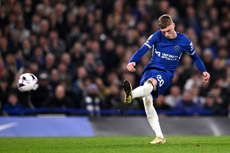 Palmer came within centimetres of getting Chelsea's second