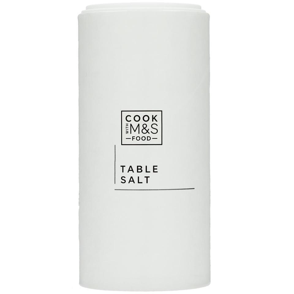 You can find table salt in M&S for as little as 40p