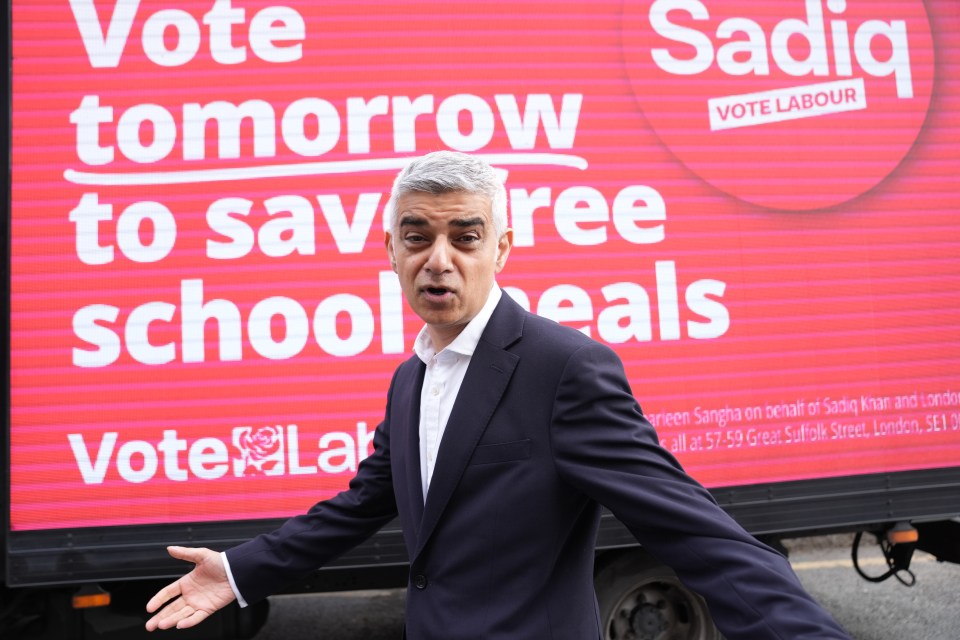  Sadiq Khan has been in the job for eight years