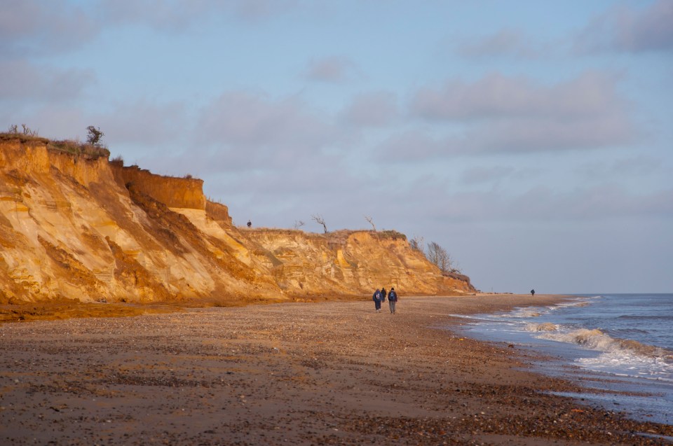 Tourists are advised to stay away from the cliffs