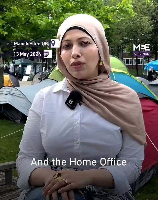 In a video released this week, she said the UK Government has 'violated her human rights'