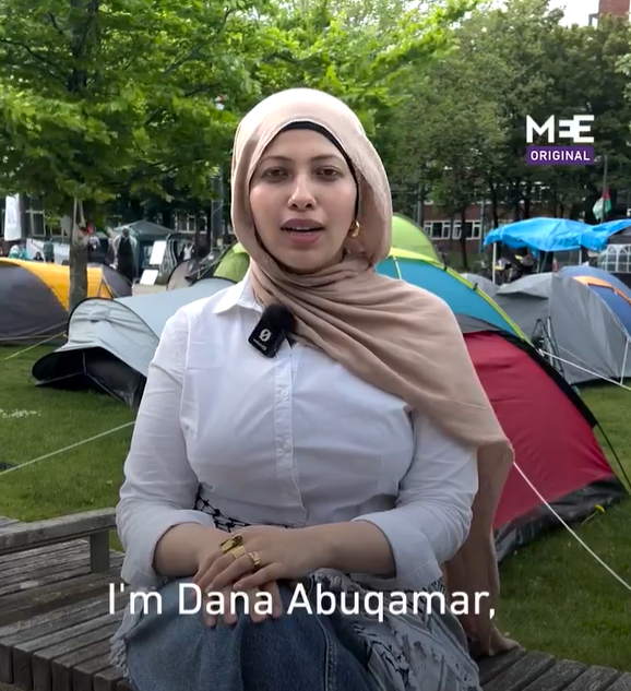 The Home Office has rescinded Dana Abuqamar's student visa