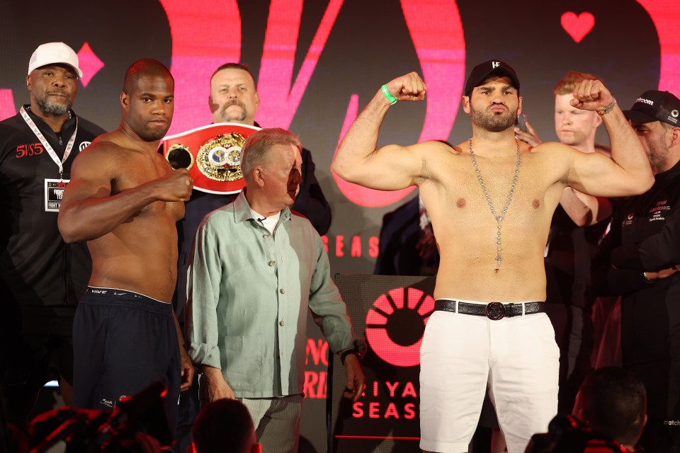 Daniel Dubois and Filip Hrgovic weigh in for their big clash