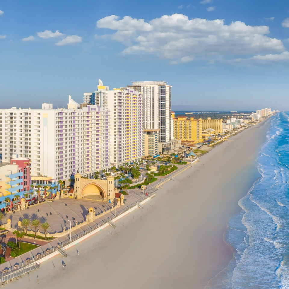 The world-famous beaches at Daytona