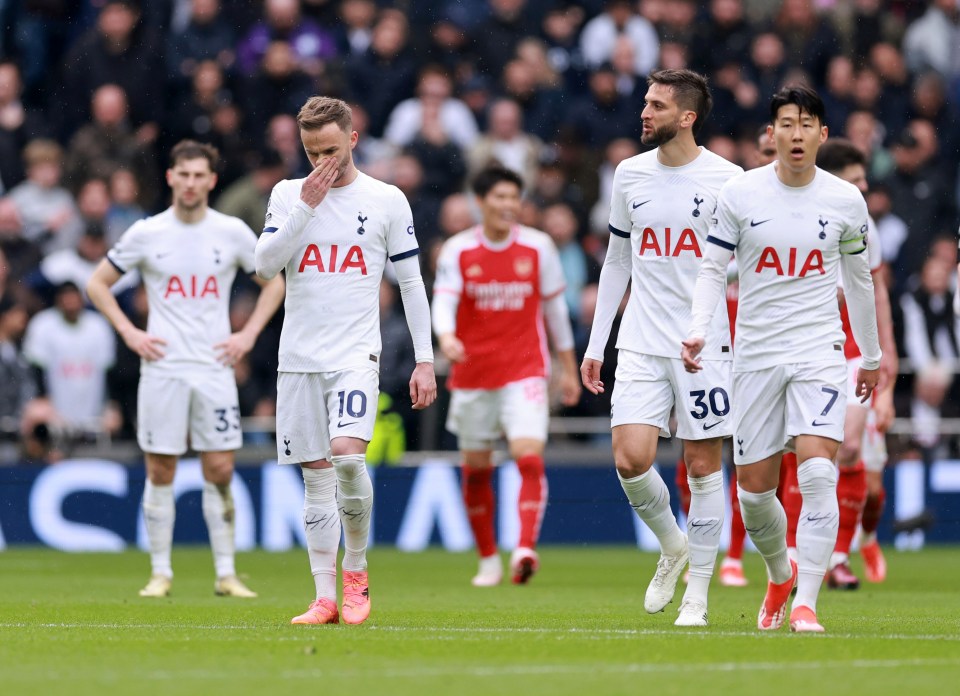 Tottenham face Man City next week - but a win could put rivals Arsenal in pole position for the Premier League title