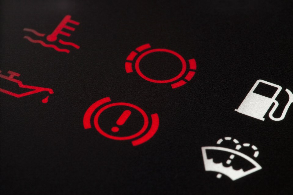 Dashboard warning lights could see you fail an MOT