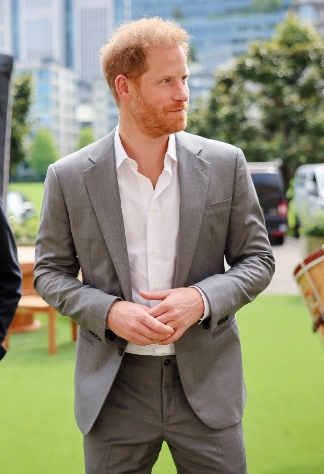 Prince Harry in London today