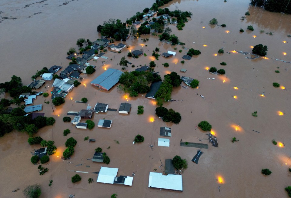 Brazil has been devastated by floods that killed at least 32 people