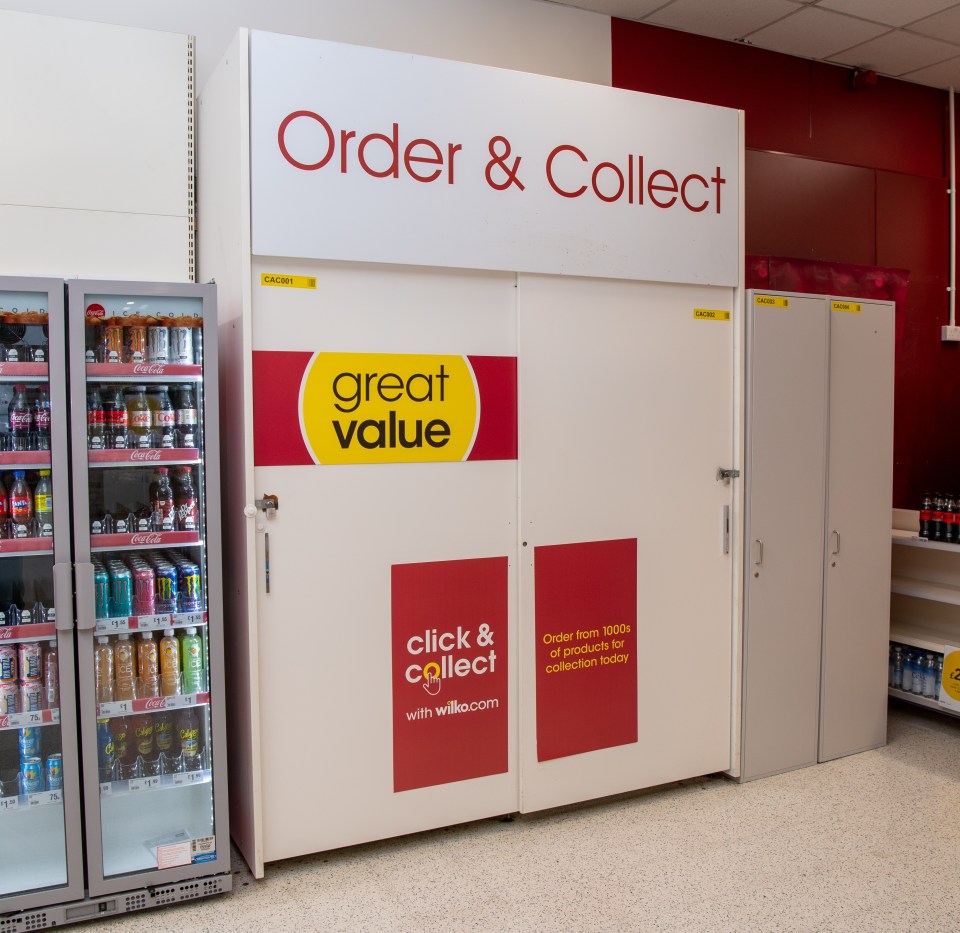 Click and collect is also now available in stores