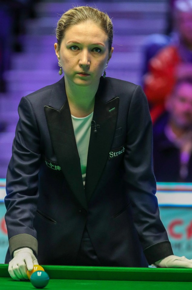 Tatiana Woollaston has impressed with her work at the World Snooker Championship