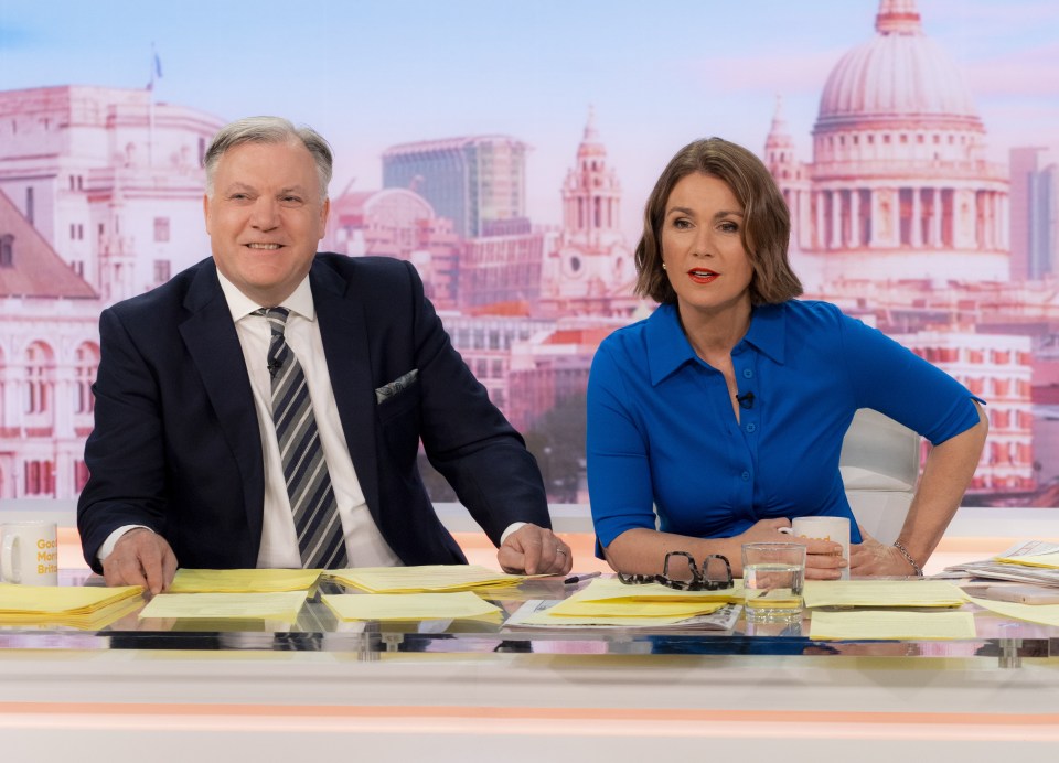 Ed Balls usually hosts on Monday with Susanna Reid