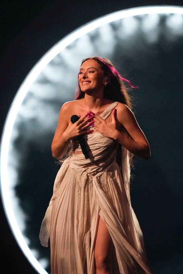 Eden Golan completed her semi-final performance despite protests