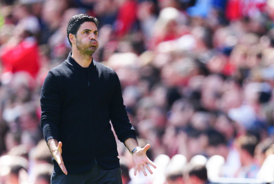 Mikel Arteta was forced to stop training early on Friday