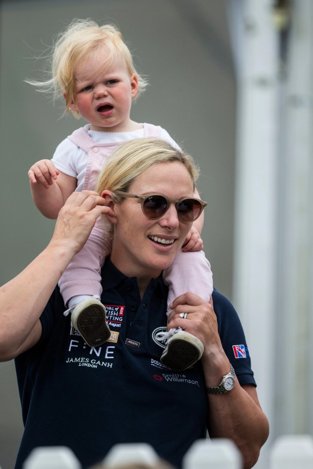  Zara seen with her daughter Lena Elizabeth