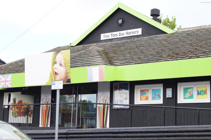 The horror unfolded at Tiny Toes Nursery in Cheadle Hulme