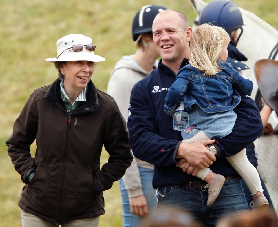  Mike gets on really well with his mother-in-law, the Princess Royal