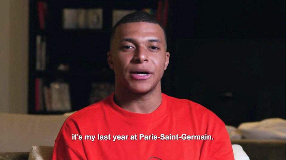 The star announced his PSG exit in a video on Friday