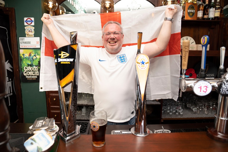 Paul Moss, who owns the New Crown pub in Iserlohn, said: 'The tournament would have been impossible without this change'