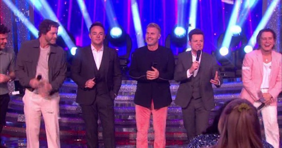 The raid occurred while Barlow was performing on the penultimate episode of Saturday Night Takeaway