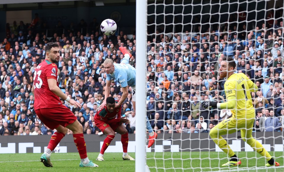 One of his other goals was an amazing header from an angle