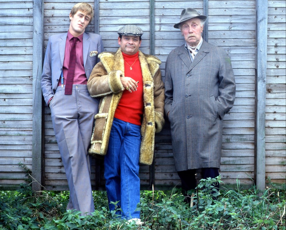 Rodney, Del Boy and Uncle Albert in Only Fools and Horses