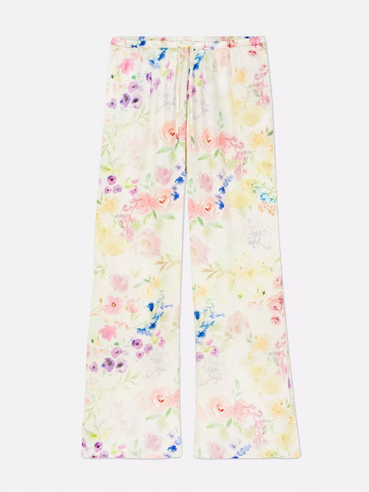 Primark has a great pair of satin, floral pyjamas