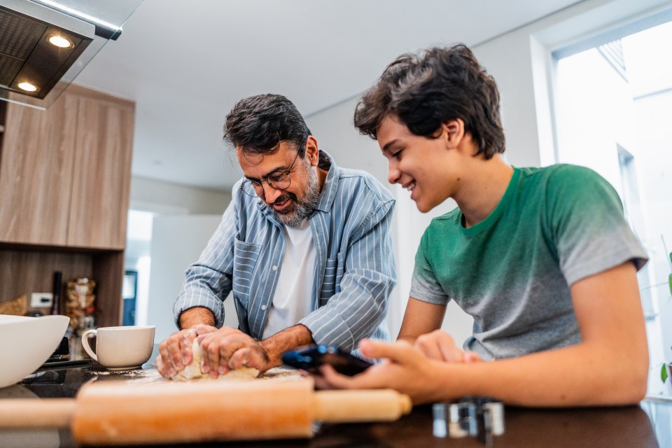 Cooking together is a great way to bond