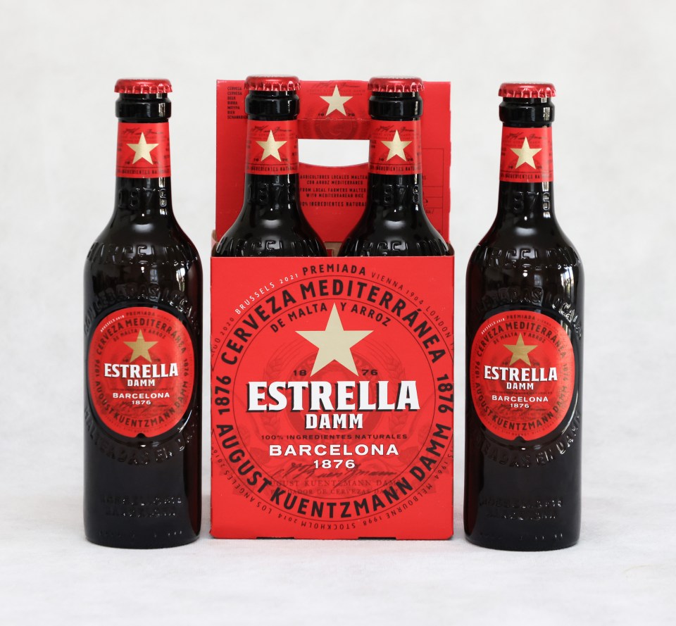 Estrella Damm is Spain’s oldest pint and scored 3 out of 5