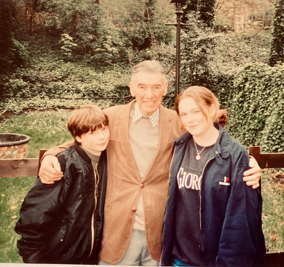 Marilyse with dad James and brother Wez