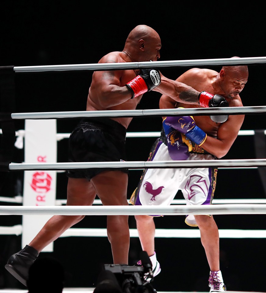 Tyson looked a shell of his old self in his 2020 comeback clash with Roy Jones Jr