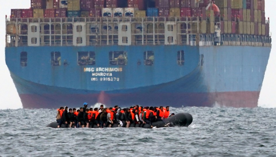 On Thursday, 211 migrants crossed the Channel in three boats, with about 70 people crammed into each one