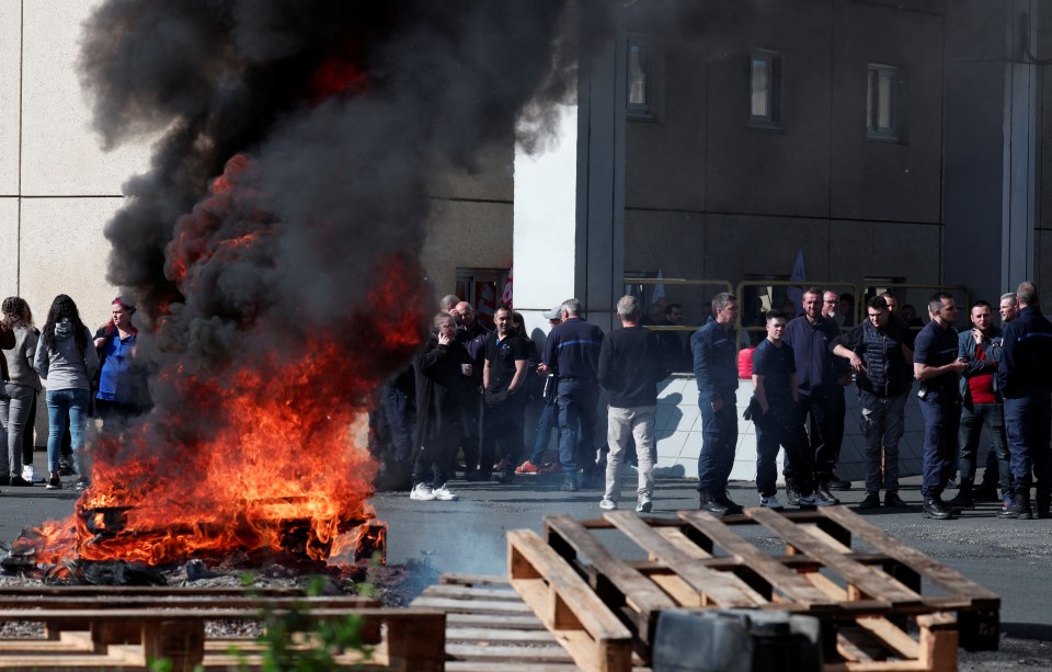 Protests have broken out following the escape