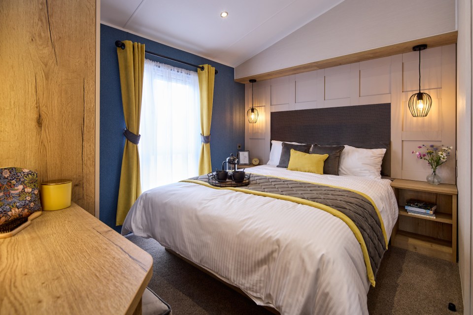 Each of the lodges includes an en-suite master bedroom