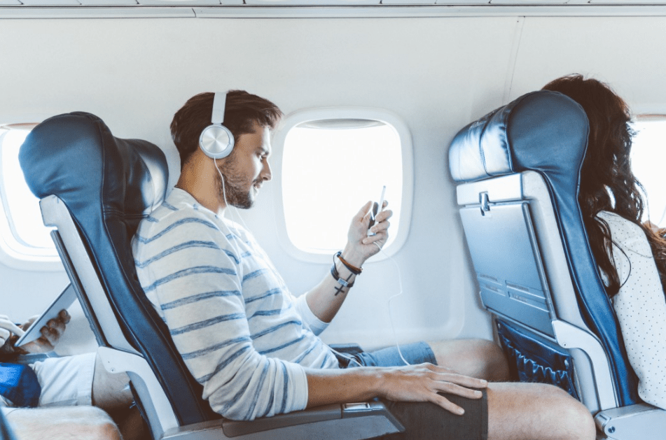 Passengers may want to reconsider using their headphones