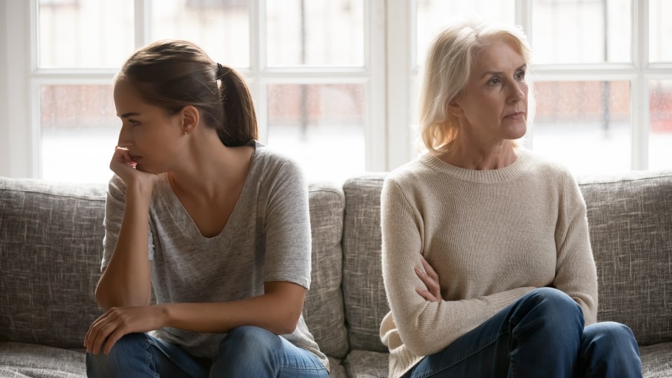 The woman explained how she has not had a penny from her mother since she was 16