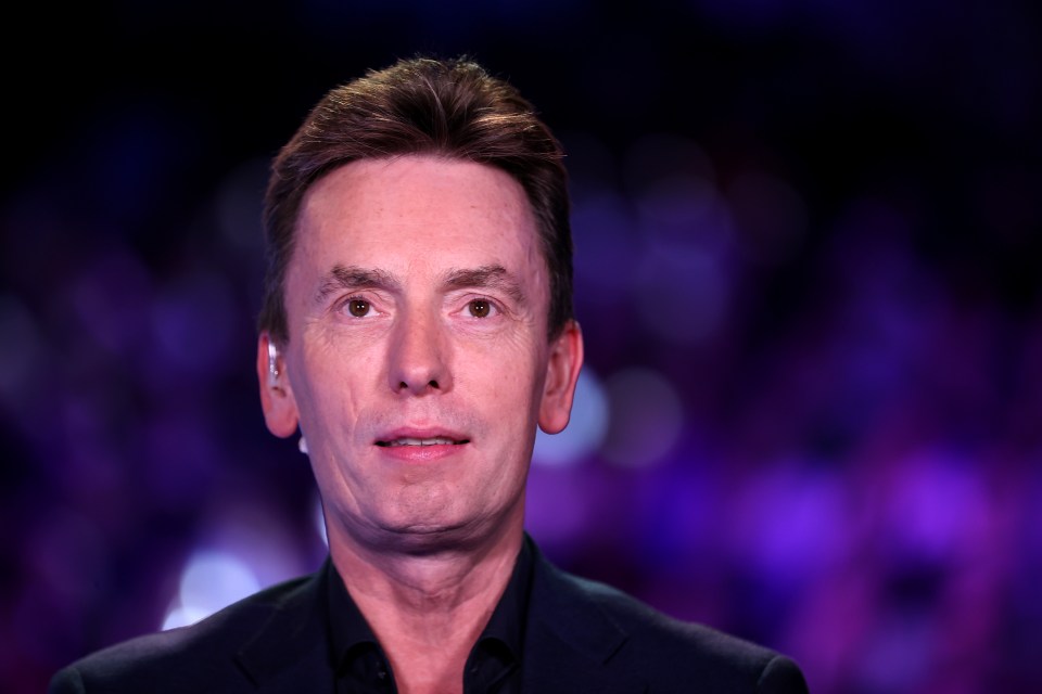 Ken Doherty provides commentary for the BBC during the World Snooker Championship