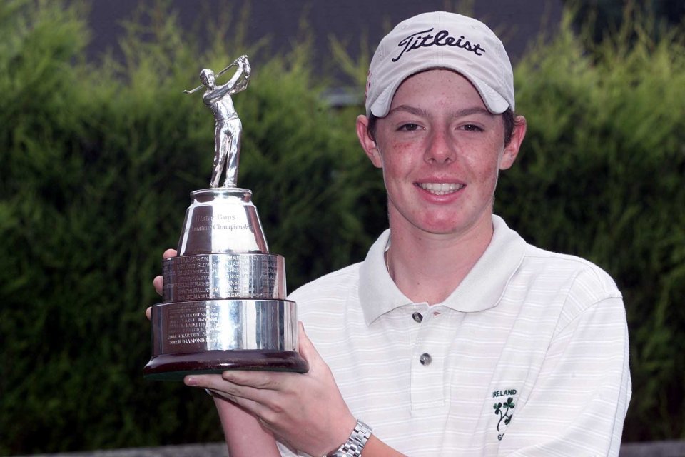 At 14, Rory was the youngest ever winner of the Ulster Boys Championship