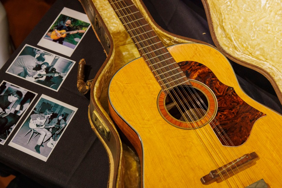 The lost guitar was found in an attic after 50 years