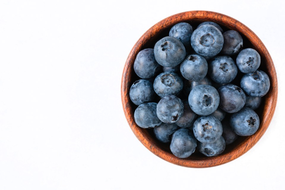 Blueberries are high in antioxidants