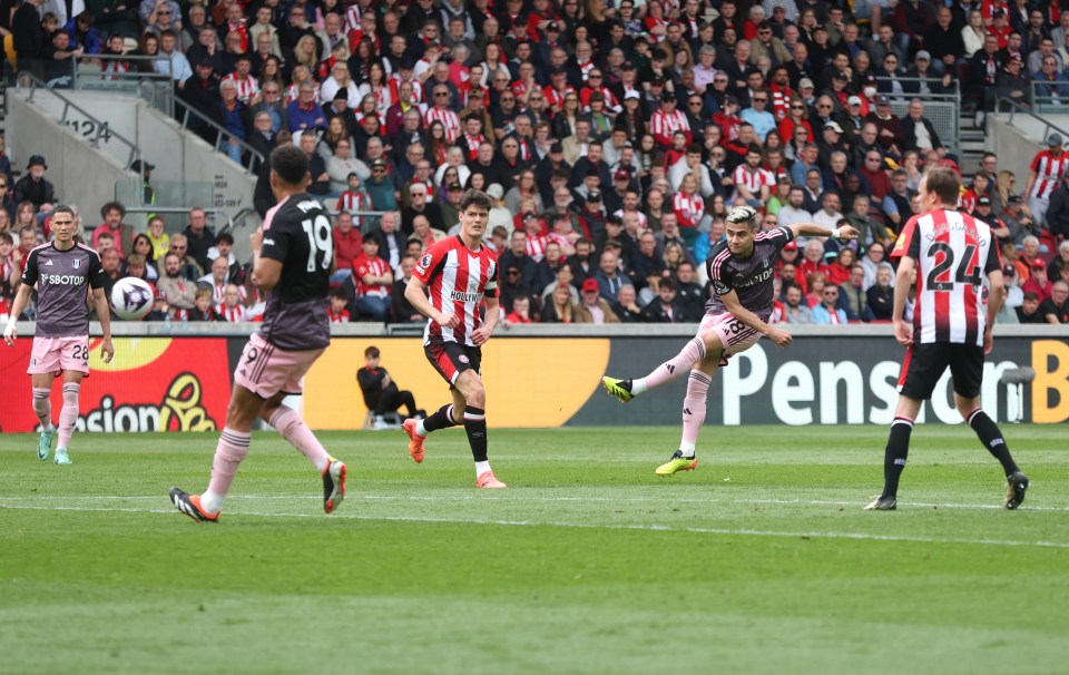 Fulham had the better chances as Brentford boasted greater possession