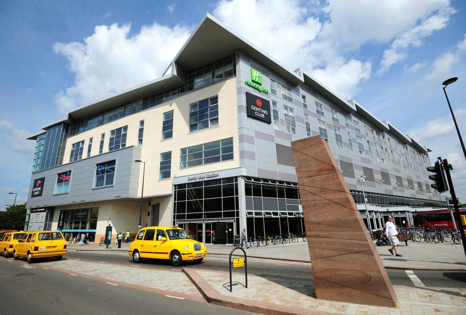 Derby Bus Station in Derby city centre.