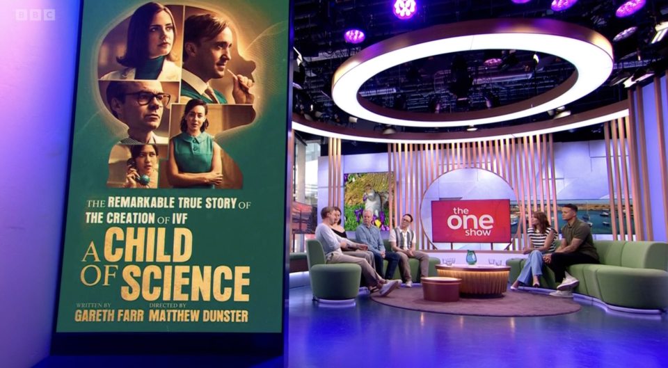 Tom discussed his new A Child Of Science, which is about IVF